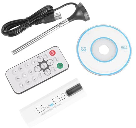 Restikiant USB 2.0 Digital DVB-T/T2 SDR++FM HDTV TV Tuner Receiver Stick