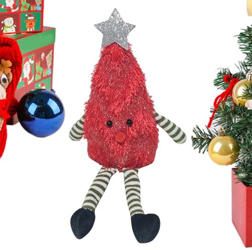 Juldocka Julgransplyschdocka | Figurer Festlek För Skrivbord Hylla Barn Dekoration Lek Inomhus Resa