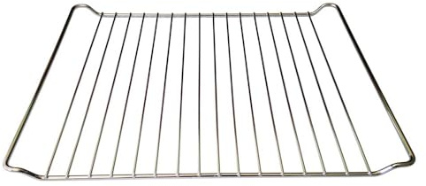Ugnsspis gallerhylla – kompatibel med Hotpoint-Ariston, Ikea, Indesit, Whirlpool, Bauknecht och olika märken originalkod C00312479 grillugn tråd krom galler hylla – 445 x 340 mm –