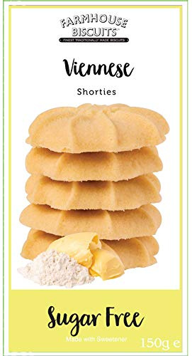 Farmhouse Biscuits - Sugar Free Viennese Shorties 150g (6 Pack)