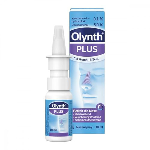 Olynth Plus 0,1% / 5% - Abschwellendes und pflegendes Nasenspray für Erwachsene und Schulkinder ab 6 Jahren – 10 ml