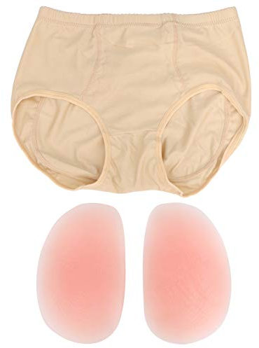 EXCEART 1 Paar Damen Butt Lifter Höschen Silikon Push Up Po Unterhose Hüftpolster Padded Höschen Body Shaper Unterwäsche Hip Enhancer Fake Ass Hose Slip für Frauen