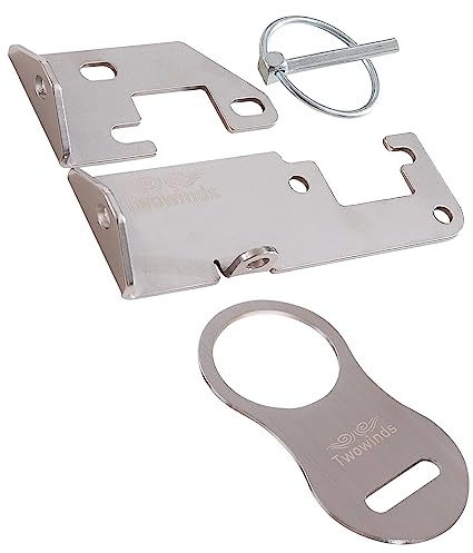 Twowinds - Einbruchschutz Hecktürverriegelung und Deckel Adblue Kompatibel mit Fiat Ducato H1 H2, Jumper, Boxer, Anti-Diebstahl-Schloss Kastenwagen Camper Wohnmobile