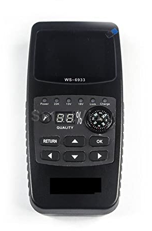Satellite Finder, Satellite Finder WS-6933 Digital Satfinder DVB-S2 2.1 Inch LCD Display FTA C&KU Band WS 6933 WS6933 Sat Meter for Adjusting Sat Dish