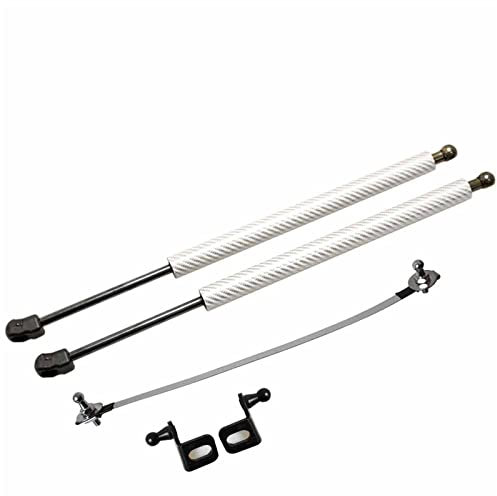 DZSQHDSAF Compatible para Kia para Forte 2018-2022 Capó Delantero Resortes De Gas Amortiguador Varilla De Apoyo Muelle neumático(Plata)