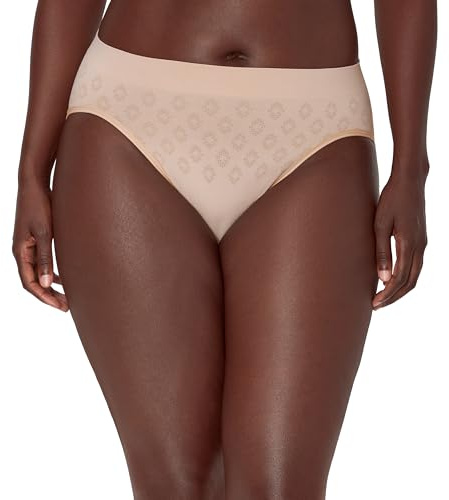 Bali Women's Beautifully Confident Seamless Period Underwear Hi-Cut, Light Leaks Protection