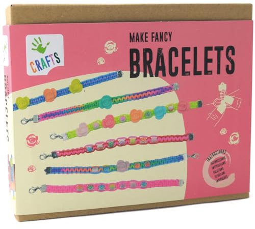 Experimentierkasten für Kinder Experiment-Auswahl Science Wissenschaft DIY Kreativ-Set Wetterstation Kristalle züchten Vulkanausbruch Geschenkidee (Freundschaftsbänder mit Perlen)