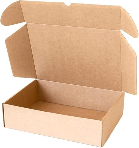 pack*40 unidades cajas universal, Automontables para Ecommerce y Regalo Kraft, Mediana 30x22x8cm