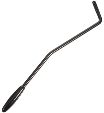 Kisangel Brazo de Trémolo de Metal Rosca de 6 MM y Punta de Plástico Negro para Guitarra Eléctrica, Accesorio Versátil de Alto Rendimiento