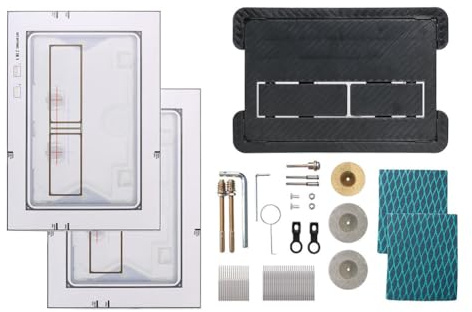 Juego completo de accionamiento de placa de presión para Geberit Sigma (todos los modelos), placa de accionamiento con fijación magnética, vertical, alineada y oculta, juego completo