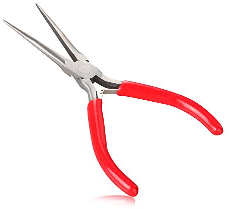 Dykes Alicates de punta de aguja extra larga para nariz (6 pulgadas)