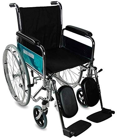 Mobiclinic, Sedia a rotelle pieghevole, Partenón, Marchio europeo, Per disabili, Marcatura ce, Premium, Manuale, Ortopedica, Poggiapiedi regolabili, Braccioli, Colore nero