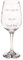 Out of the blue 750116 – Bicchiere da vino stampato – Don't even ask – Bad day – Good day, per circa 420 ml, circa 22,5 cm, in confezione regalo in carta kraft