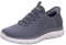 Skechers Summits High Range Herren Sneakers, Charcoal Mesh Trim, 42 EU