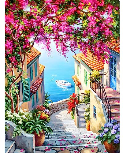CEOVR Diamond Painting Statues Adults Kits, 5D DIY Diamond Art Kits 30x40cm (Rose)