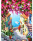 5D DIY Diamond Painting Art Kits Landscape of Sea,Full Round Drill,Flowers Trees Rhinestone Cross Stitch Embroidery,Canvas Painting Pictures by Numbers for Adults,Adultss,Home Wall Decor