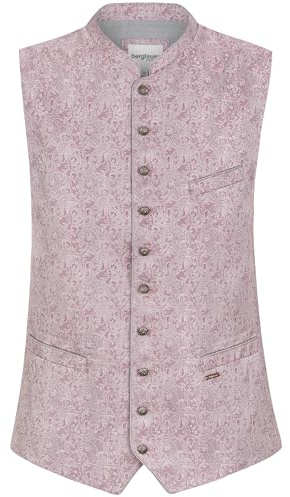 Bergeld Traditionell väst Ramiro, Dämpad rosa, 52