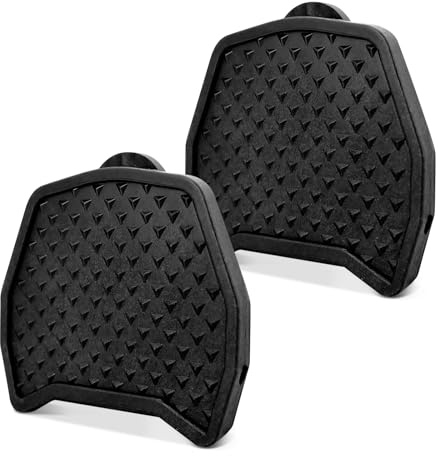 Pedale Plate für Shimano SPD-SL Klickpedale – Rennrad Pedale Plate Adapter PP Kompatibel mit Shimano SPD SL, Klickpedale Rennrad Umrüsten, Leichtes Nylon Pedal Zubehör für Alltag und Freizeit (2 PCS)