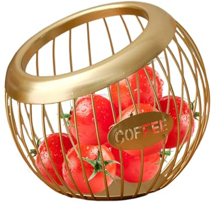 Organizador para café de hierro, soporte para cesta de contador grande, contenedor de cápsulas de escritorio, estantería de almacenamiento de cocina, solución de clasificación para estaciones de