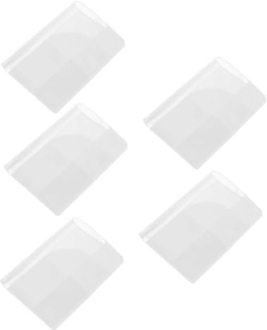 Homoyoyo Copertura per Passaporto in Pvc Trasparente 5 Pezzi Protezione Affidabile per Documenti e Passaporti, per Viaggi e Uso Quotidiano