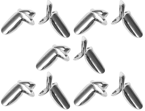 PENIKOKO 10 Piezas Anillo Protector de Uñas Estilo Bohemio Vintage Cubiertas Metálicas Punta del Dedo Anillos Ajustables para Uñas Reutilizables para Mujeres