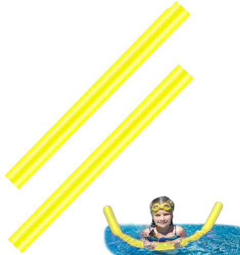 2 Piezas Churro De Piscina, Flotador De Piscina, Churro Natación, Fideos para El Agua, Flotadores para Piscinas, Fideo Espuma para Nadar, Flexible Apto para Niños Y Adultos