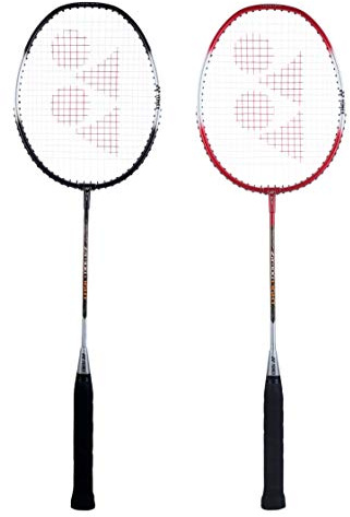 YONEX ZR 100 Light Aluminum Blend Badminton Racquet with Full Cover, Set of 2