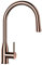 Schock 559120COP Küchenarmatur KAVUS in Copper – beschichtete Hochdruck Armatur aus Edelstahl mit ausziehbarem Auslauf und ultraleisem Wasserstrahl