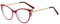 LJCZKA Katzenaugen Brille Ohne Stärke Damen – Blaue Licht Blockieren Brille Retro Blaulicht Brille Blaulichtfilter für PC, TV and Handy