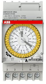 interruptor dispositivo modular, interruptor horario con reserva AW1CO-R-120m (referencia: 2CSM208141R1000)