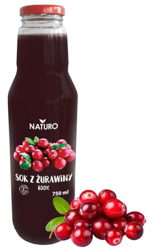 Tranbärsjuice 100 % 750 ml naturlig