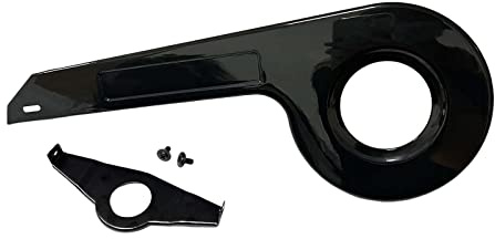 rockible Bike Chain Guard Cover Sprockets Chainring Protector, Bicycle Wheel Crankset Protection for Mountain Road Bike, Kids Bike, and Cycling Accessories, Black