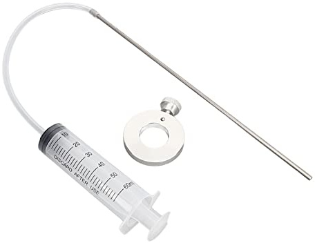 Bewinner Motorcycle Fork Oil Level Gauge, Universal Fork Oil Adjuster with Adjustable Ring, Precise Measurement Tool for Fork Suspension Maintenance, Fits Most Motorcycles & Scooters