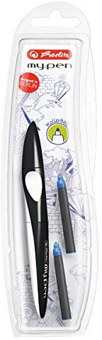 Herlitz Tintenroller my.pen, Schwarz/Weiß