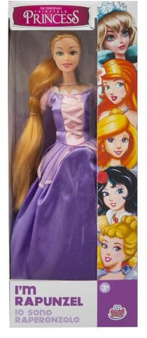 Grandi Giochi GG03003 Princess Rapunzel Puppe, 30 cm