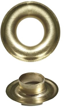 WOLFPACK LINEA PROFESIONAL Ojetes/Ojales Metalicos Grandes Para Lona Ø Interior 10 mm. (Bolsa 100 Unidades)