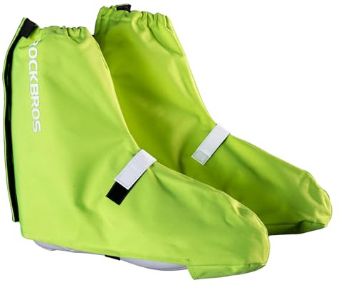 ROCKBROS Couvre-Chaussures Imperméable et Coupe-Vent Couvre-Chaussures de Vélo Réfléchissant Protection Contre la Pluie Chaussures pour Vélo de Course MTB Convient pour Vélo Chaussures SPD
