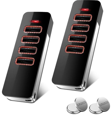 Wvoillty 868 MHz Fernbedienung für Sommer Handsender, Garagentoroffner 4 Kanale, Kompatibel mit Sommer 4018V000, 4015862001900, S10019-00001 Rolling Code, 2 Stücke