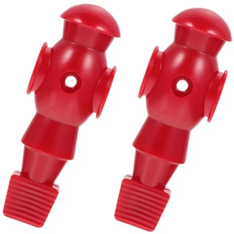 YARNOW 2 Piezas de Muñecos de Jugador de Futbolín de Resina Roja Diseño Realista y Fácil Montaje para Entretenimiento en Casa y Reuniones Familiares