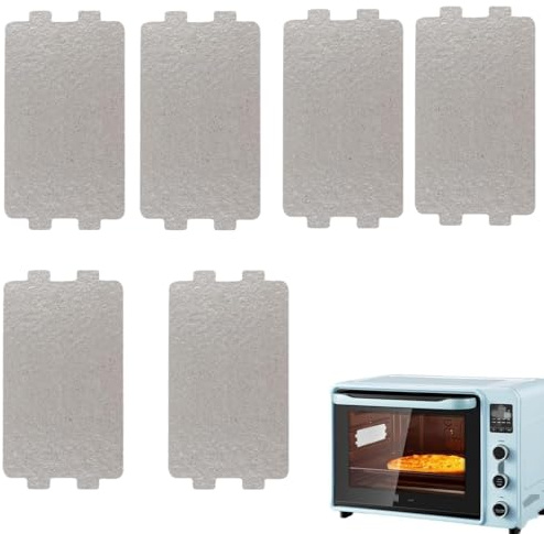 JFangZHZH Microondas Placas de Mica,6 Piezas Placa Mica microondas,Placa Mica Micro Onda,Placa reemplazo Reparación de Accesorios,Placa Mica,para hogar Cocina Oficina Comedor