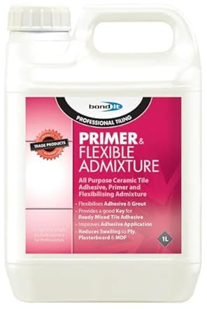 IMPERIAL STUDIOS Bond It Primer & Flexible Admix Multi-Purpose Tiling Primer & Additive for Strong Bond Flexible Adhesion & Enhanced Durability 1L Concentrate