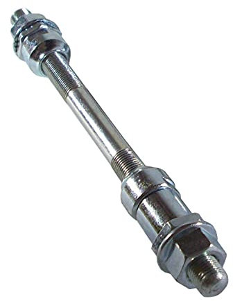 cyclingcolors HINTERRADACHSE 3/8 Zoll x 155mm Fahrrad UNIVERSAL Achse SOLID MASSIV NABE HINTERRAD Vintage Oldtimer Radsport MTB RENNRAD Fixie SINGLESPEED