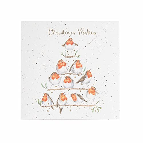Wrendale Designs by Hannah Dale - Rockin’ Robins - Christmas Card Box Set - Pack of 8