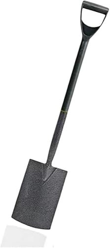 PaMeer Sturdy Garden Digging Spade, Lightweight Trench Spade, Wrist And Back Convenient Garden Spade, Multi Functional Camping Spade(100 * 18.5 * 9 Cm)