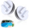 Mewflew Pool-Winterstopfen-Kappen-Set Universelle Passform für Skimmer und Rücklaufdüsen, langlebige Winterkappen zum Verschließen von Pools für die Wintermonate 2PCS