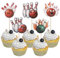 40 Stück Bowling Tortendeko Beidseitig Bowling Cupcake Toppers Bowling Kugel Kuchen Deko für Bowling Thema Baby Dusche Geburtstag Party Kuchen Dekoration Buntes