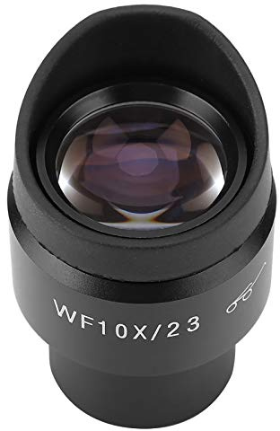 Marhynchus Oculaire Grand Angle de Microscope WF10X/23, Lentille Oculaire de 30 Mm de Haut, Image Lumineuse pour la Microscopie Biologique avec Interface de 30 Mm