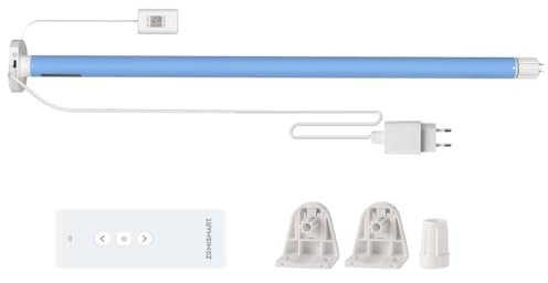 Matter WiFi Smart rullgardin motor för 17/25/28 mm rörslutare, Matter-aktiverad APP-kontroll Homekit Siri Voice, anslut för att använda DC-motor (motor + 1-vägs-fjärrkontroll)