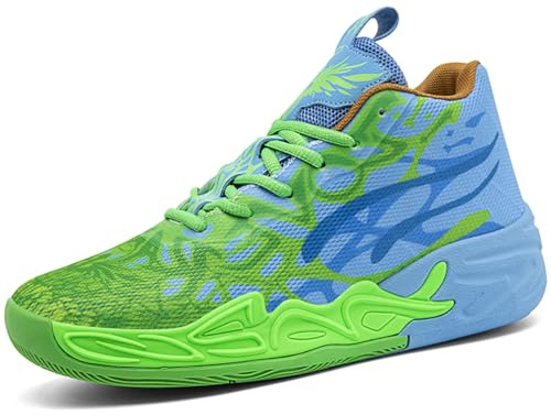 Kmrlofiy Basketsko för män, mode, halkfria, sneakers, unisex, sportskor i gummi, lätt yttersula som andas, sport, ungdomssneaker, Sneaker 13, 40 EU
