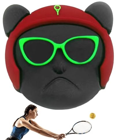 Tennis Vibrationsdämpare | Silikonskyddande Tennisracketdämpare,Dekorativa Tennistillbehör, Tecknad Tennisdämpare För Racket, Ledskyddddd, Racqueball